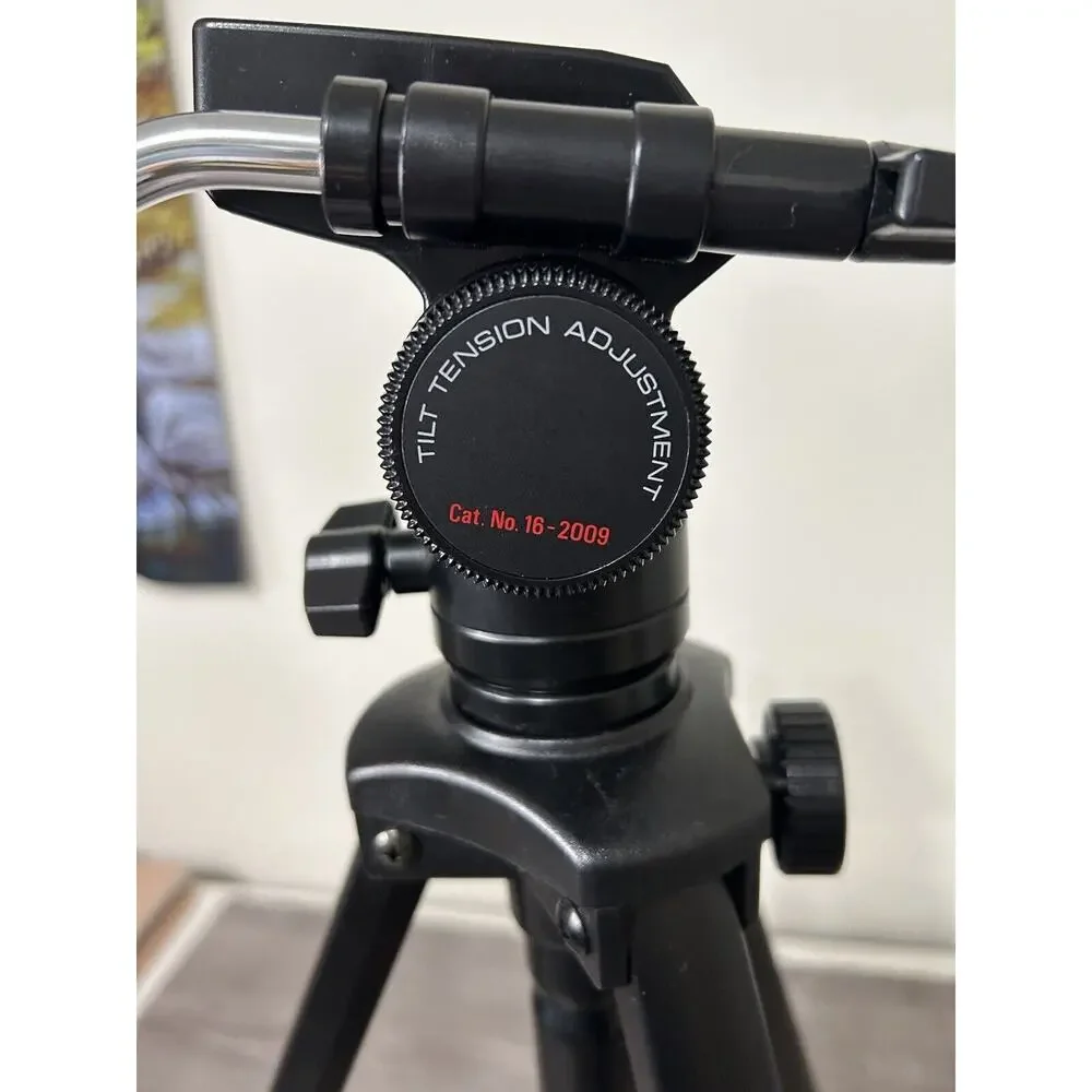 Archer Adjustable Camera Tripod. Adjust 25”-63”. With Carrying Case.